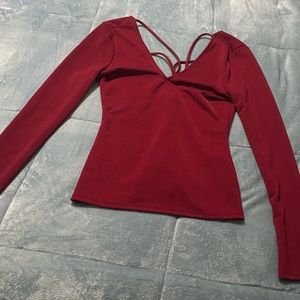 Red Charlotte Russe Blouse